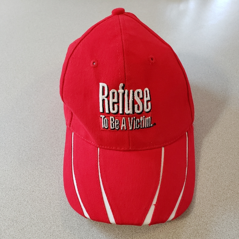 Baseball hat refuse to be a victim